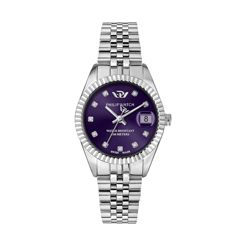 Philip Watch Damenuhr Caribe Urban 28mm R8253597668 Edelstahl – Bild 1 von 3