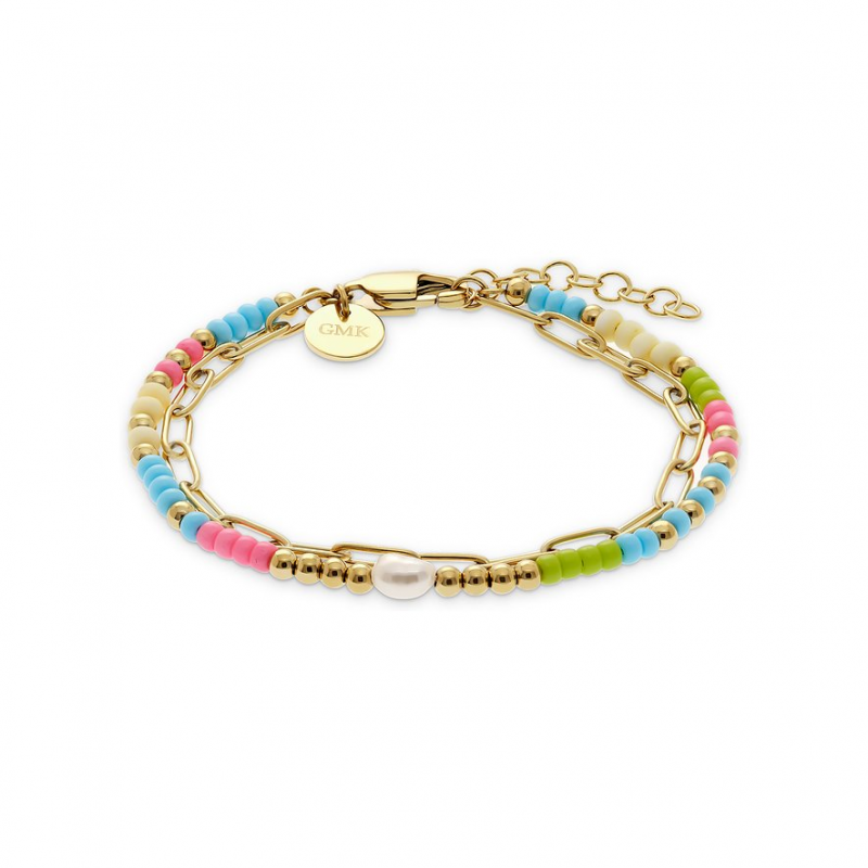 Guido Maria Kretschmer Armband 89201556 Edelstahl, Perle, Kunststoff