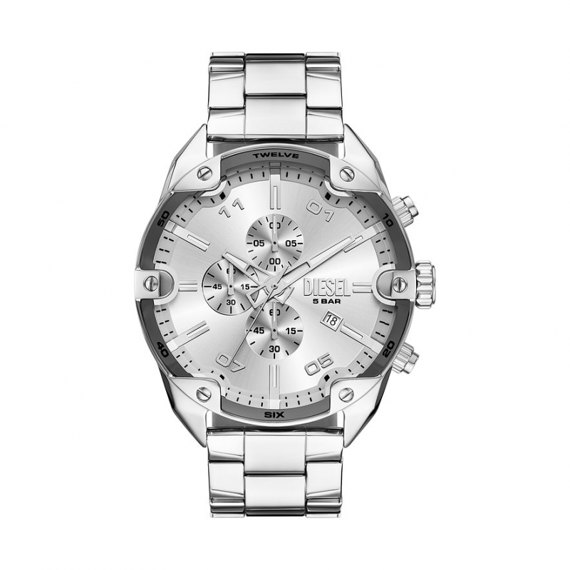Diesel Chronograph SPIKED DZ4677 Edelstahl – Bild 1 von 3