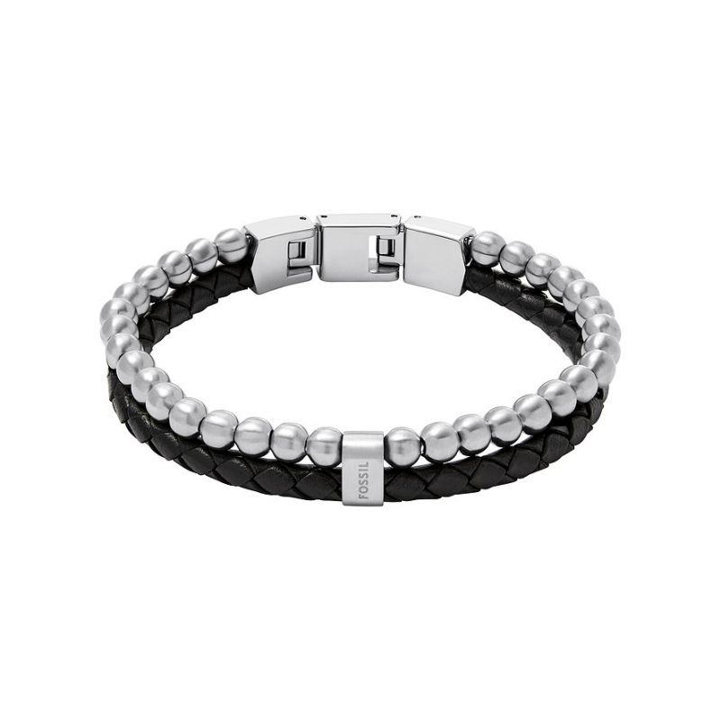 Fossil Armband JEWELRY JF04855040 Leder, Edelstahl – Bild 1 von 3
