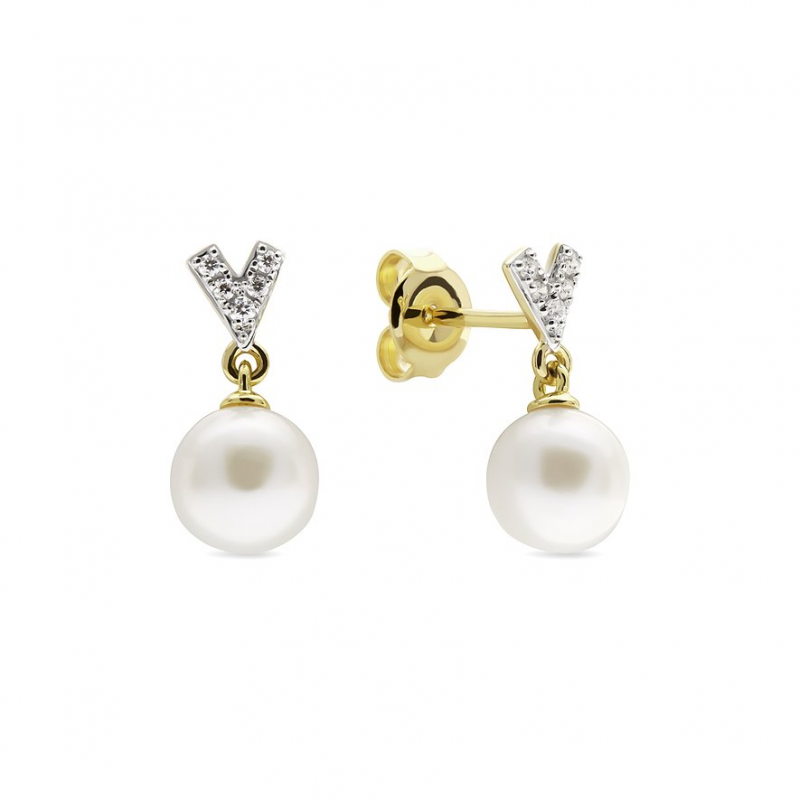 Valeria Ohrstecker 89206590 375er Gelbgold