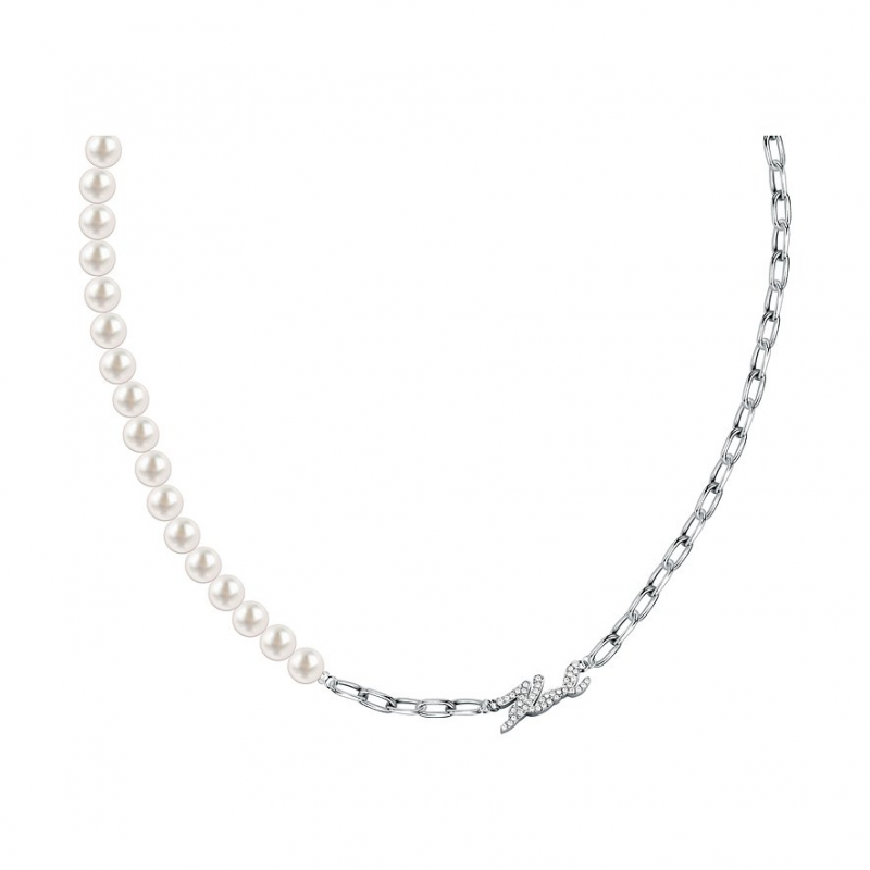 Karl Lagerfeld Kette Pearl KLAYR03 Edelstahl – Bild 1 von 3