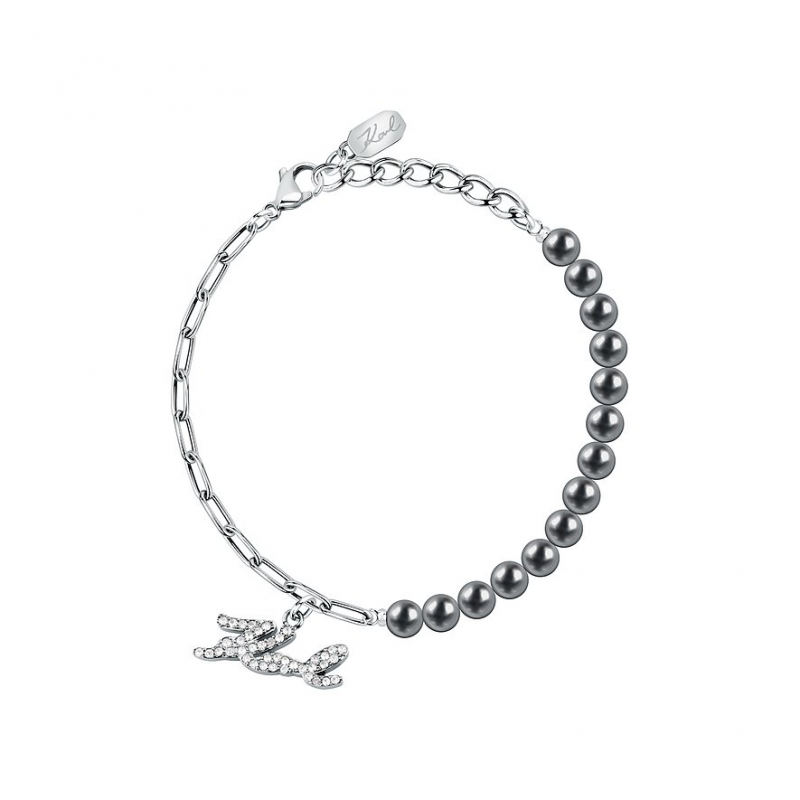 Karl Lagerfeld Armband Pearl KLAYR10 Edelstahl – Bild 1 von 3