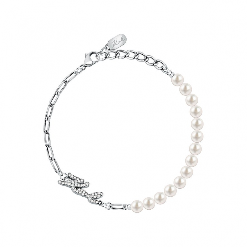Karl Lagerfeld Armband Pearl KLAYR08 Edelstahl – Bild 1 von 3