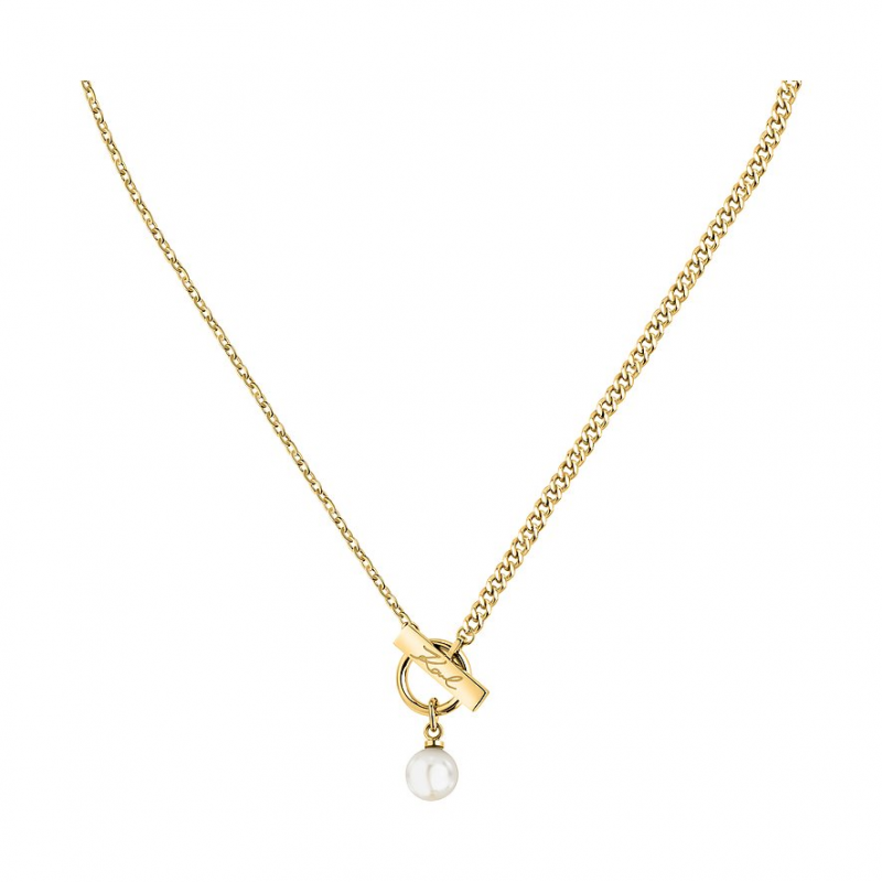 Karl Lagerfeld Kette Pearl KLAYR12 Edelstahl – Bild 1 von 3