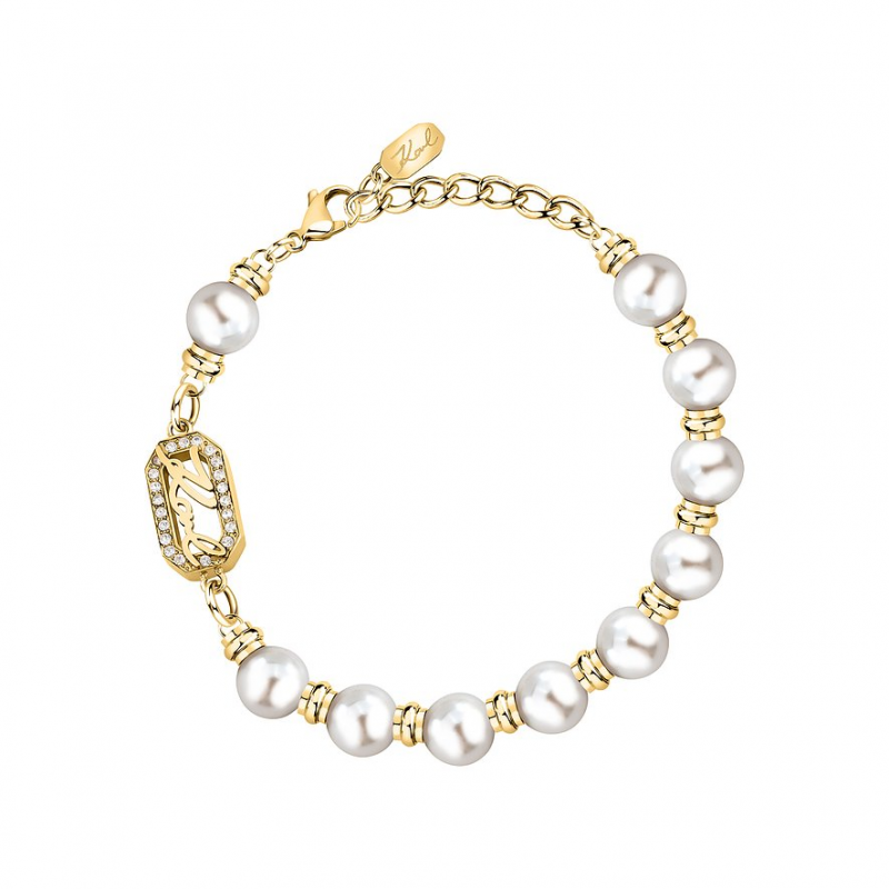 Karl Lagerfeld Armband Pearl KLAYR09 Edelstahl – Bild 1 von 3
