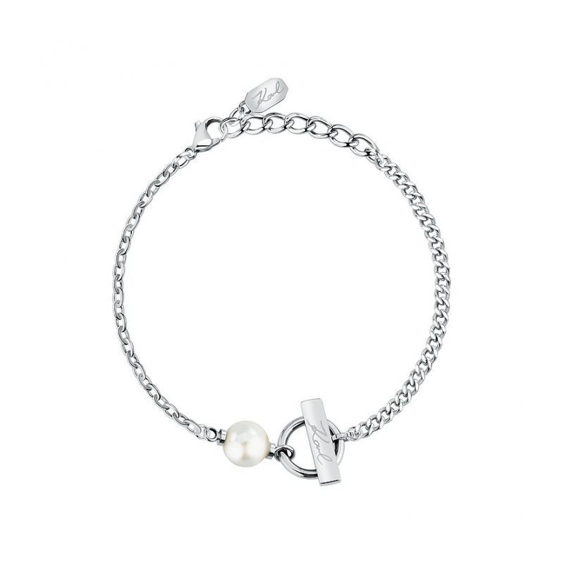 Karl Lagerfeld Armband Pearl KLAYR07 Edelstahl – Bild 1 von 3