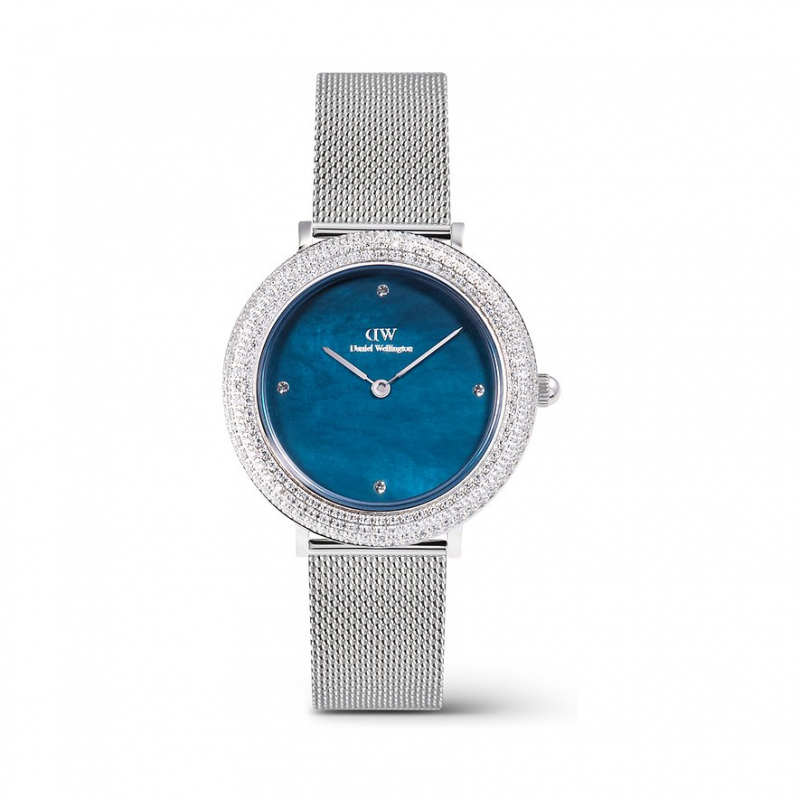 Daniel Wellington Damenuhr Crystalline Bezel DW.DW00100825 Edelstahl – Bild 1 von 2