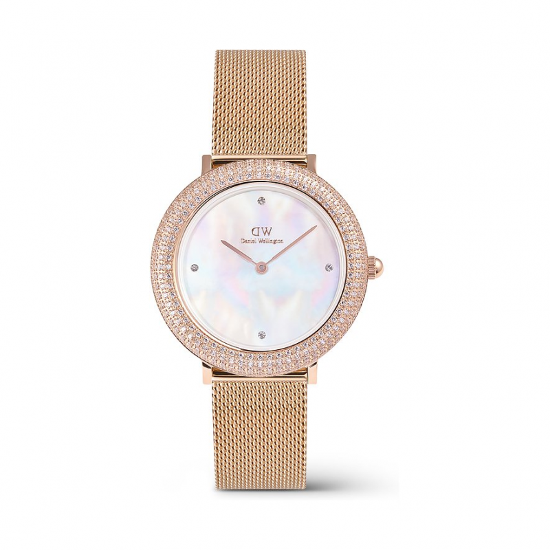 Daniel Wellington Damenuhr Crystalline Bezel DW.DW00100823 Edelstahl – Bild 1 von 2