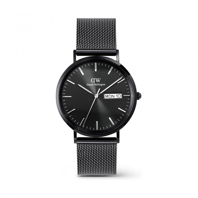 Daniel Wellington Herrenuhr Day Display DW.DW00100831 Edelstahl – Bild 1 von 3