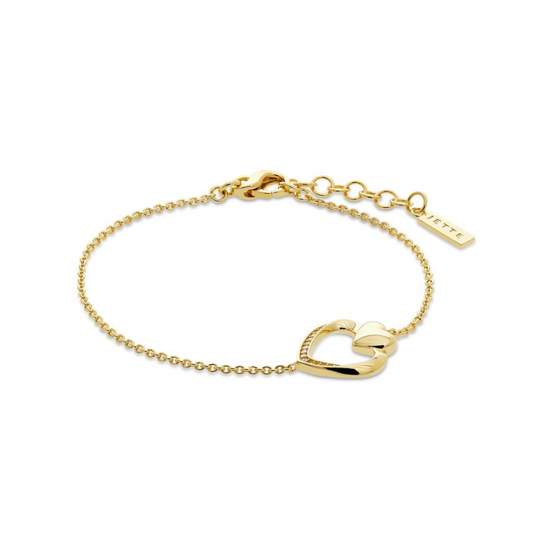 JETTE Armband HEARTS 89207926 925er Silber, recycelt