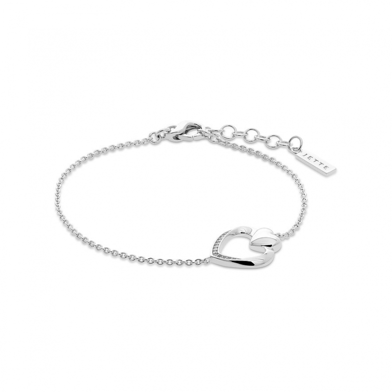 JETTE Armband HEARTS 89207961 925er Silber, recycelt