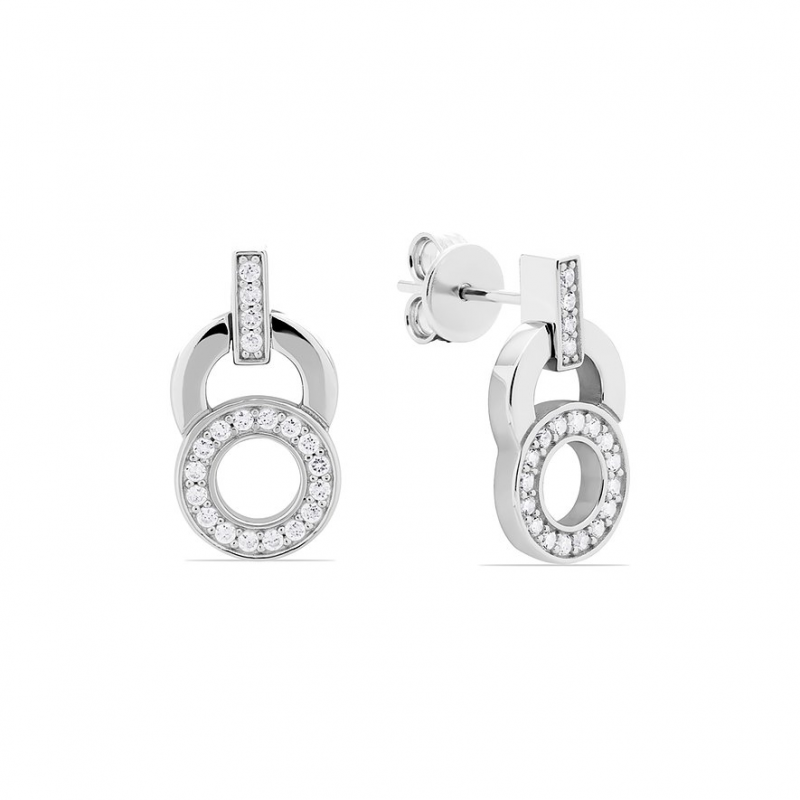 JETTE Ohrhänger SWING 89208017 925er Silber, recycelt