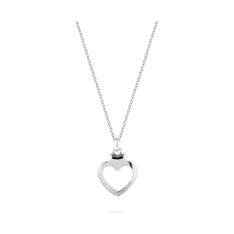 JETTE Kette HEARTS 89208087 925er Silber, recycelt