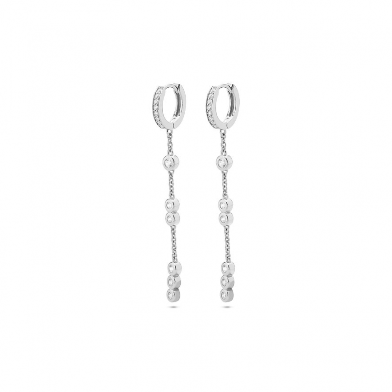 JETTE Ohrhänger COSMOPOLITAN 89208131 925er Silber, recycelt