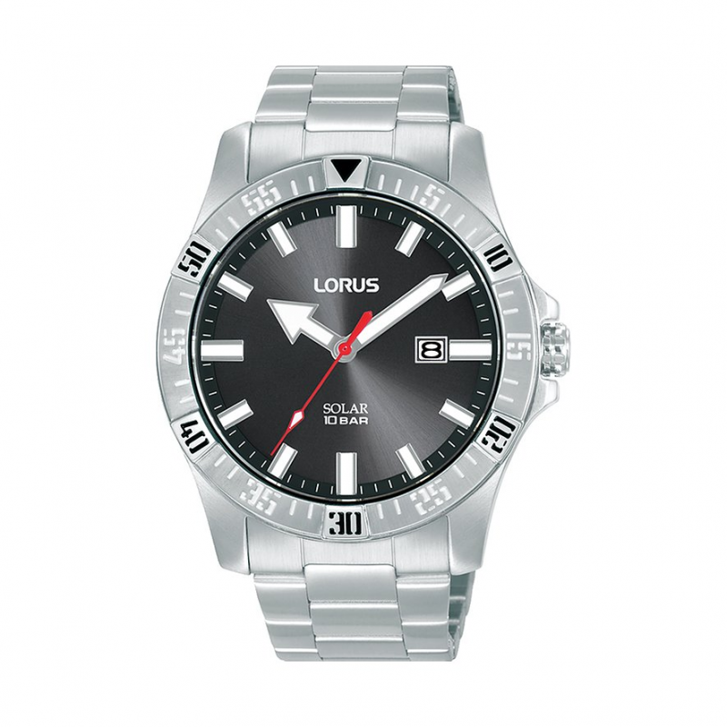 Lorus Herrenuhr Solar RX377AX9 Edelstahl