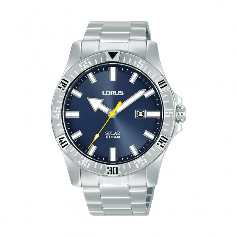 Lorus Herrenuhr Solar RX379AX9 Edelstahl