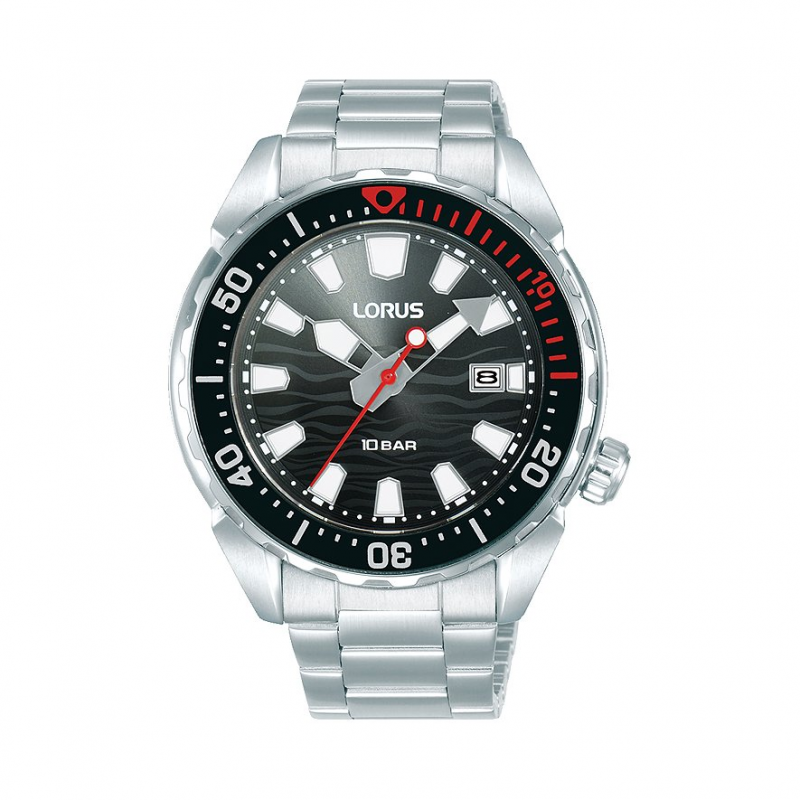 Lorus Herrenuhr Sports RH945RX9 Edelstahl