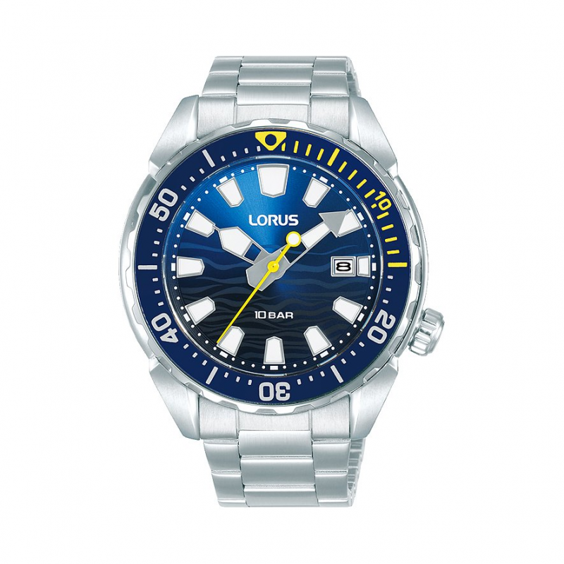 Lorus Herrenuhr Sports RH947RX9 Edelstahl
