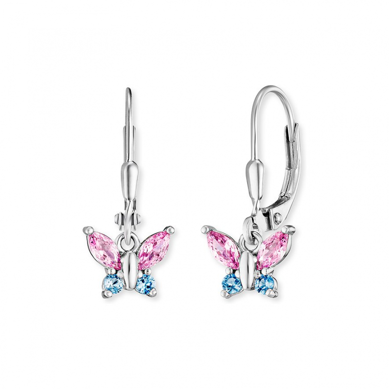 Engelsrufer Ohrhänger SS25 HEES-BUTTERFLY1-ZI-H Edelstahl, Emaille