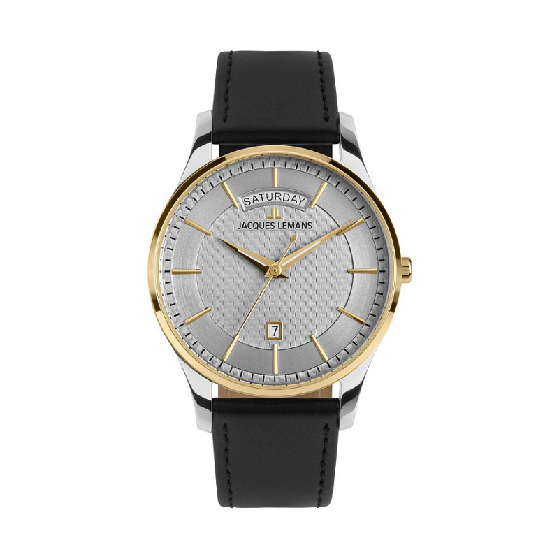 Jacques Lemans Herrenuhr London 1-2193E Edelstahl – Bild 1 von 2