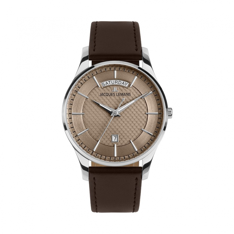 Jacques Lemans Herrenuhr London 1-2193K Edelstahl