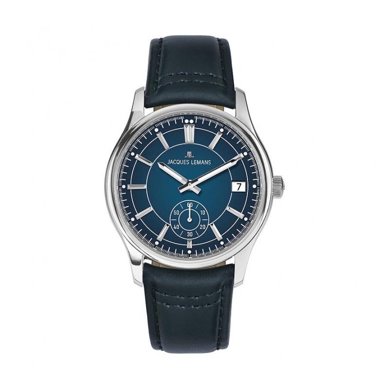 Jacques Lemans Herrenuhr Derby 1-2197B Edelstahl – Bild 1 von 2