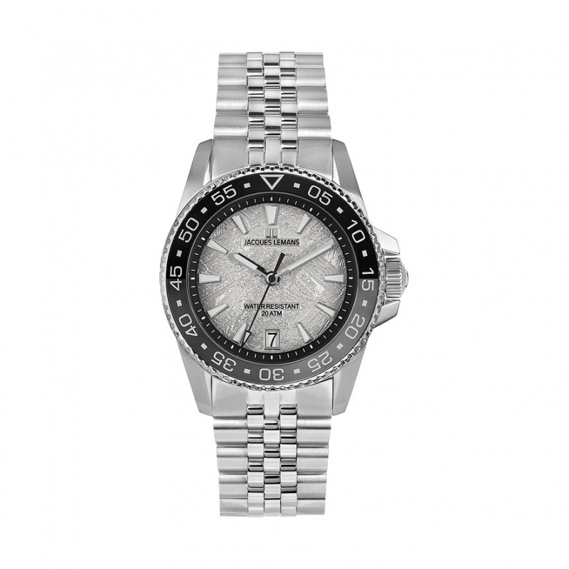 Jacques Lemans Herrenuhr Liverpool Diver 1-2205L Edelstahl