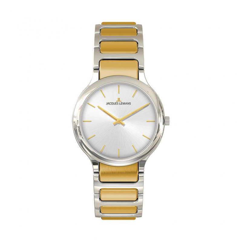Jacques Lemans Damenuhr Milano 1-2208D Edelstahl