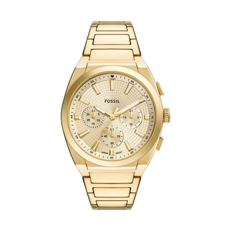 Fossil Chronograph Everett FS6119 Edelstahl – Bild 1 von 3