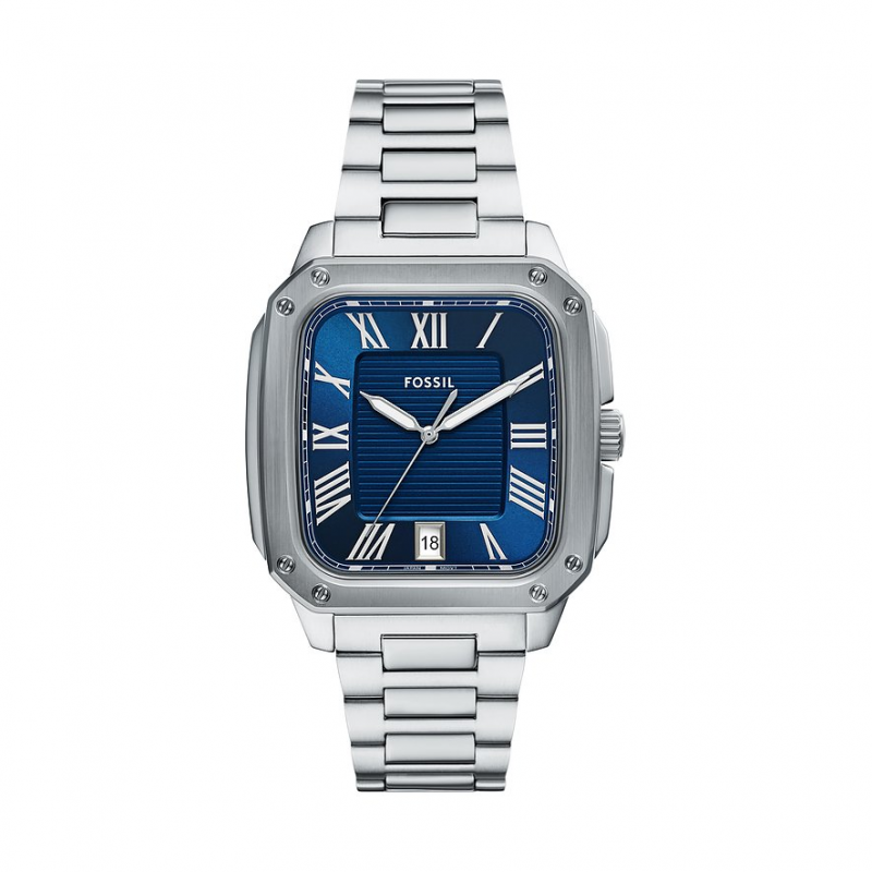 Fossil Herrenuhr Crosby FS6121 Edelstahl – Bild 1 von 3