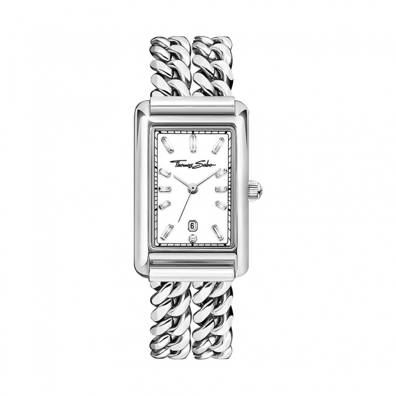 Thomas Sabo Damenuhr WA0428-201-201-22 MM Edelstahl – Bild 1 von 3