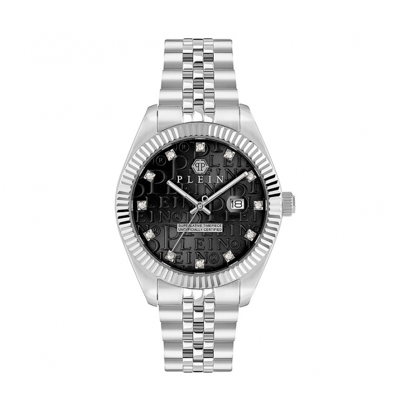 Philipp Plein Herrenuhr Date Superlative Gent PWMFA0125 Edelstahl – Bild 1 von 3