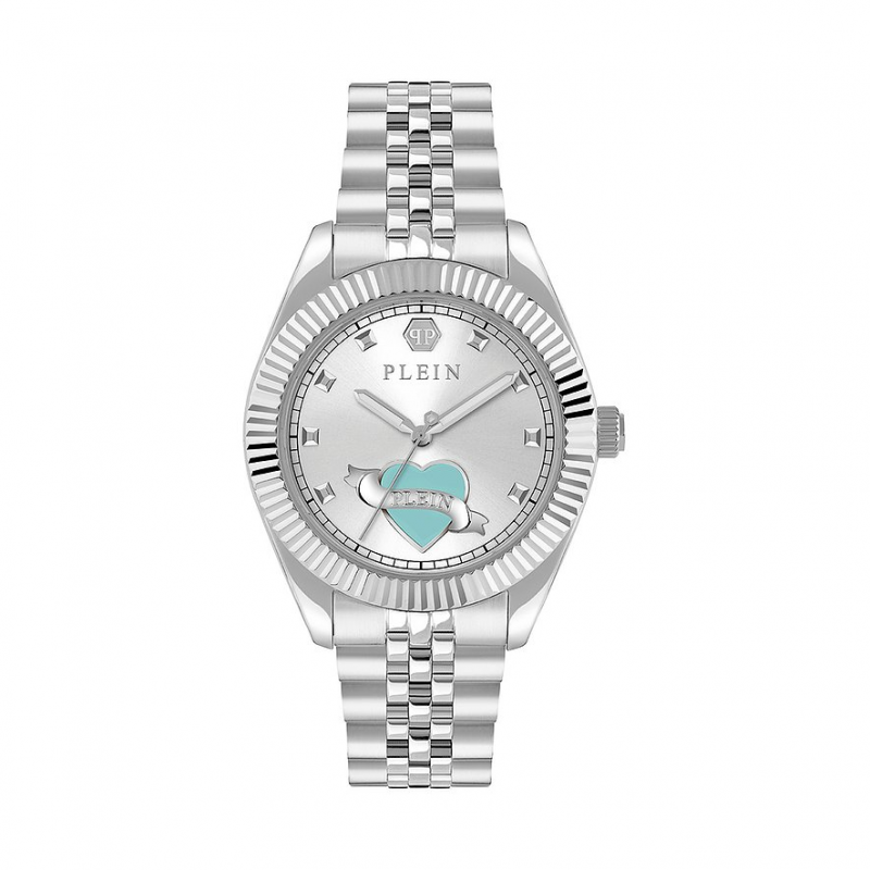 Philipp Plein Damenuhr Plein Valentine PW2BA1125 Edelstahl – Bild 1 von 3