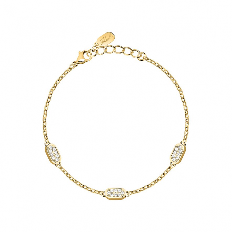 Karl Lagerfeld Armband Crystals KLAYC60 Edelstahl – Bild 1 von 3