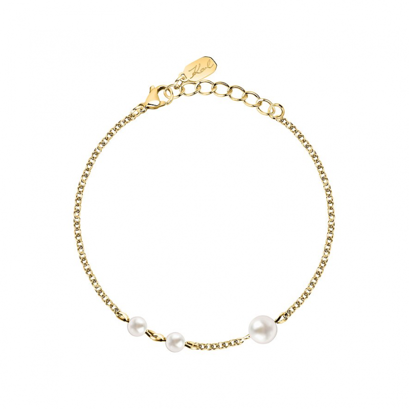 Karl Lagerfeld Armband Pearl KLAYR20 Edelstahl, Perle – Bild 1 von 3