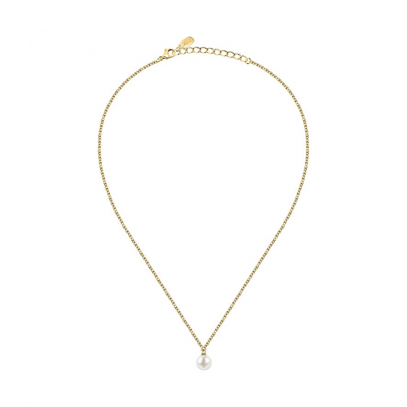 Karl Lagerfeld Kette Pearl KLAYR18 Edelstahl, Perle – Bild 1 von 3