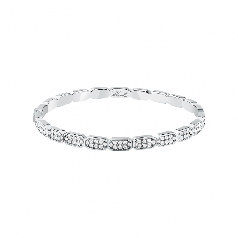 Karl Lagerfeld Armreif Crystals KLAYC64 Edelstahl – Bild 1 von 3