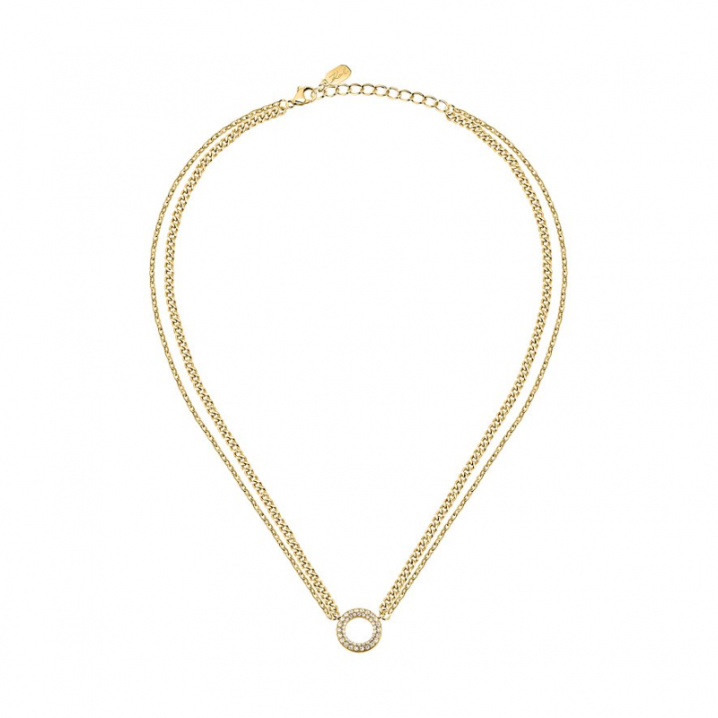 Karl Lagerfeld Kette Crystals KLAYC55 Edelstahl – Bild 1 von 3