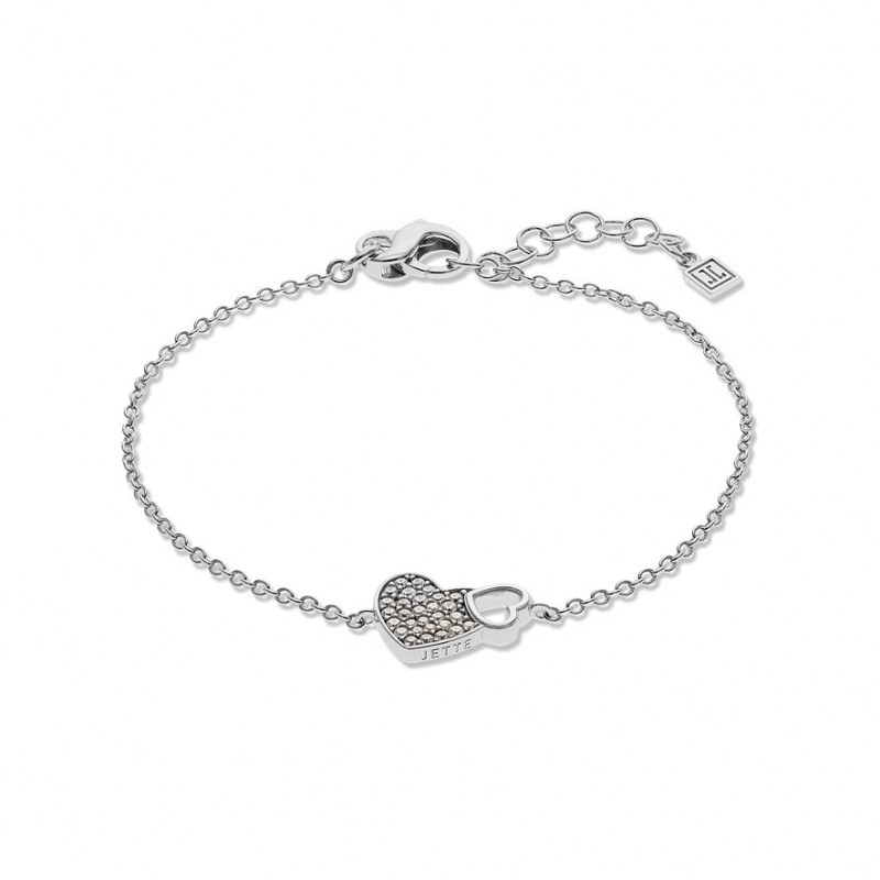 JETTE Armband HEARTS 89217280 925er Silber, recycelt