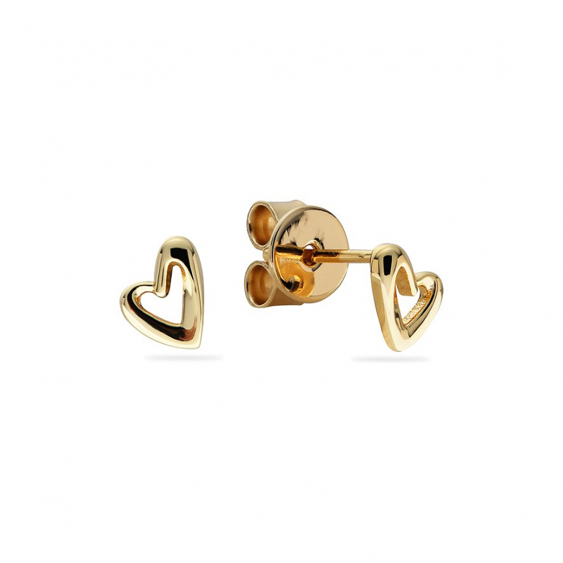 JETTE Ohrstecker STEADY LOVE 89217377 925er Silber, recycelt