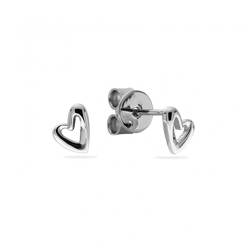 JETTE Ohrstecker STEADY LOVE 89217895 925er Silber, recycelt