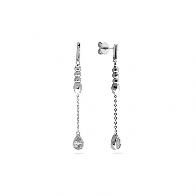 JETTE Ohrhänger DIAMOND 89217899 925er Silber, recycelt