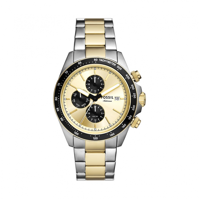 Fossil Herrenuhr Autocross FS6126 Edelstahl – Bild 1 von 3