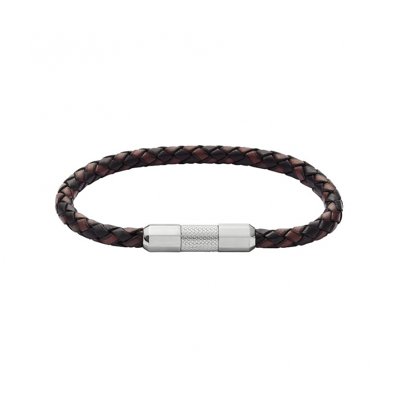 Fossil Armband Knox JF04918040 Leder, Edelstahl – Bild 1 von 3