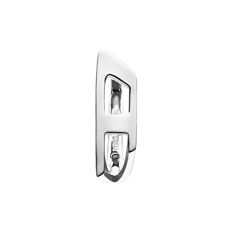 Diesel Einzelner Ohrschmuck D Logo DX1637040 Edelstahl – Bild 1 von 2