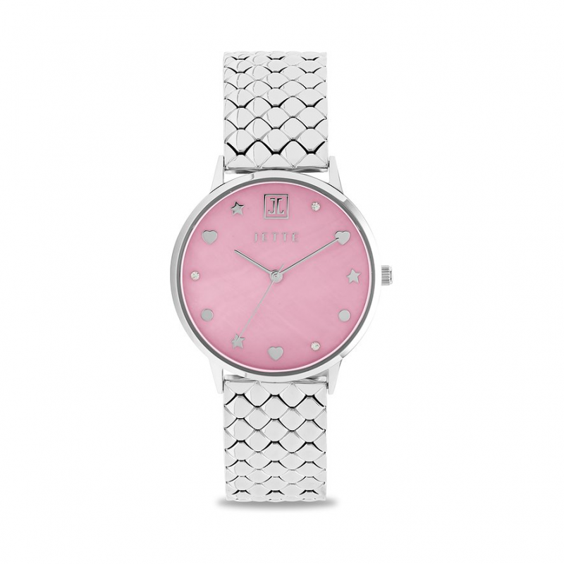 JETTE Damenuhr SNAKE 89218912 Edelstahl