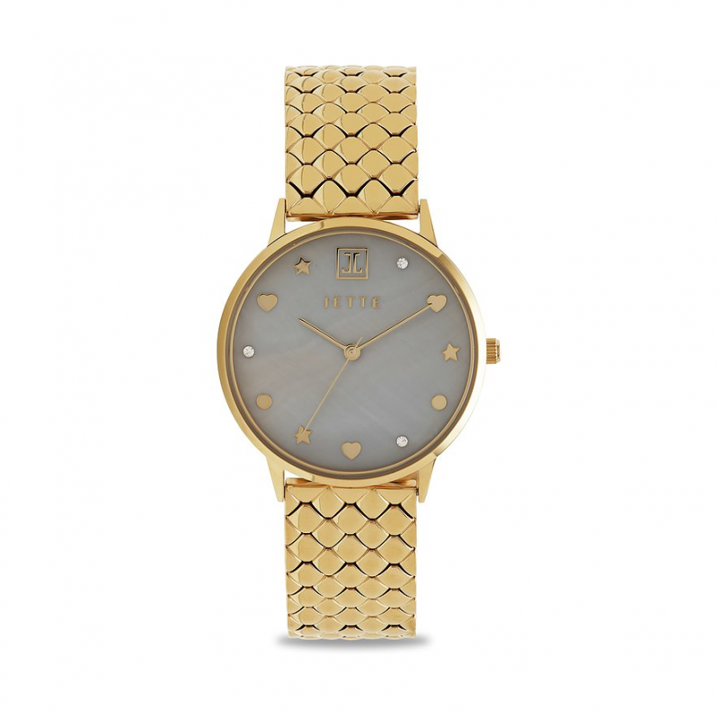 JETTE Damenuhr SNAKE 89218913 Edelstahl