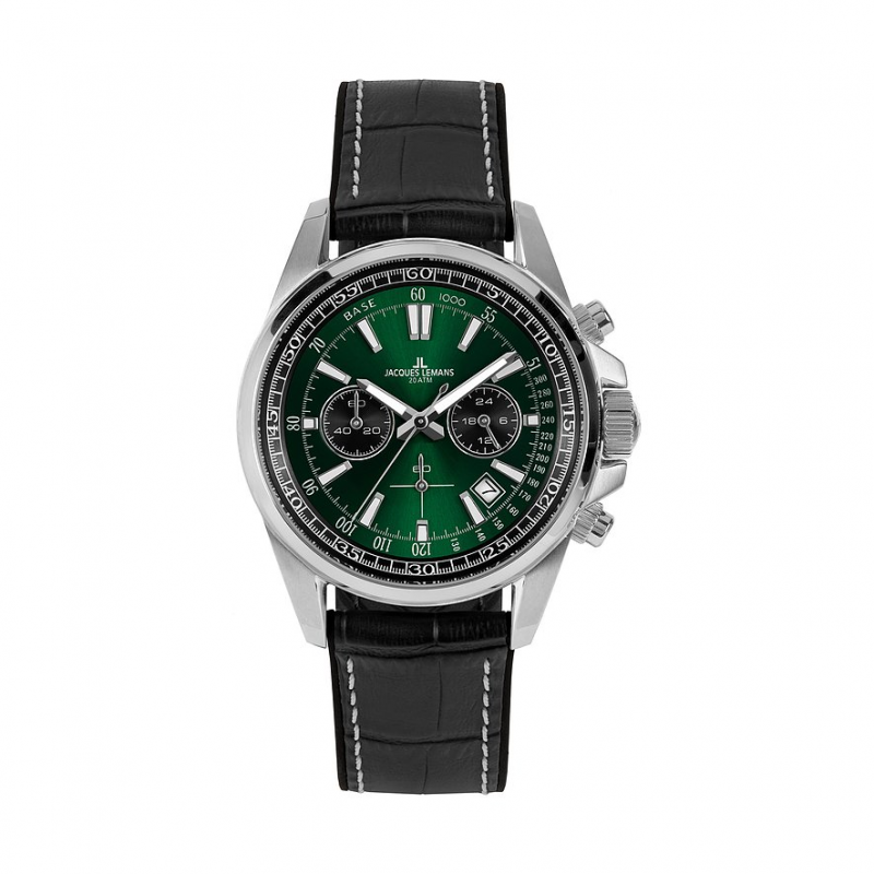 Jacques Lemans Chronograph Liverpool 1-2117T Edelstahl – Bild 1 von 3