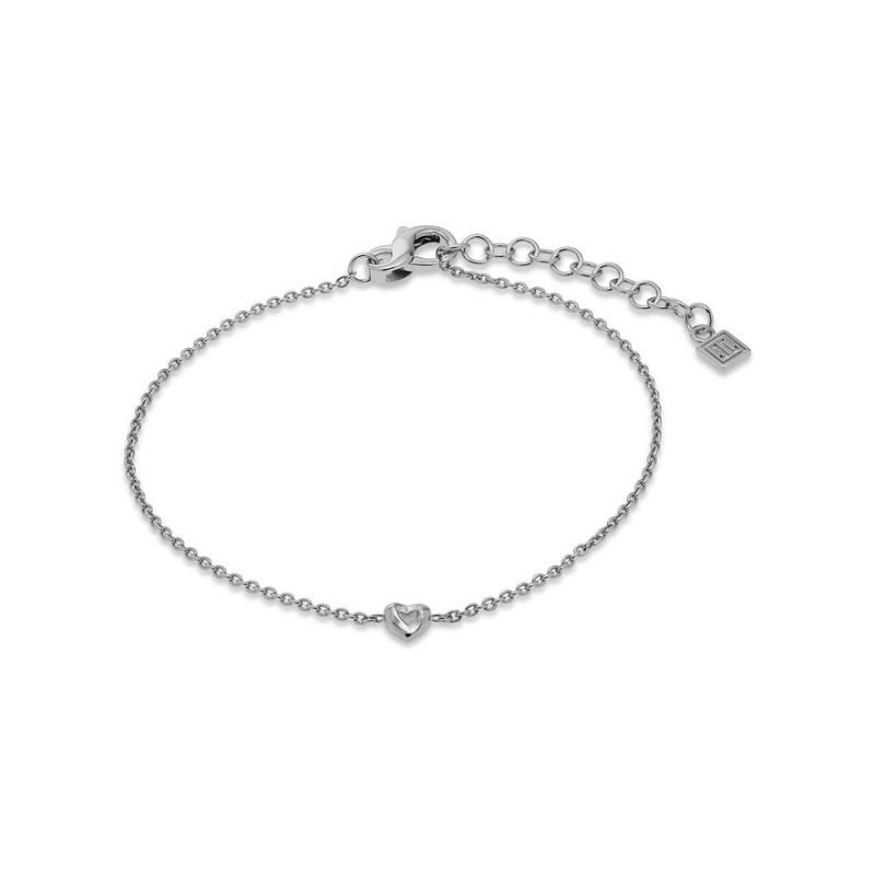 JETTE Armband TWISTED HEART 89221748 925er Silber, recycelt